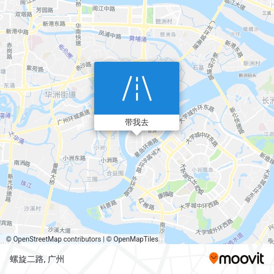 螺旋二路地图