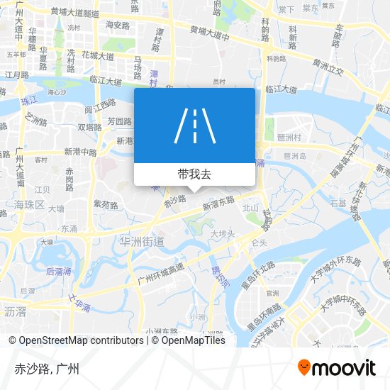 赤沙路地图
