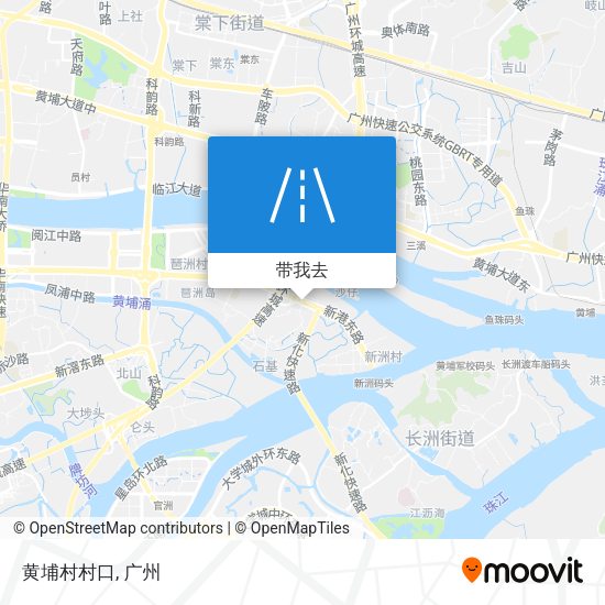 黄埔村村口地图