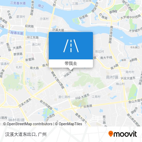汉溪大道东出口地图