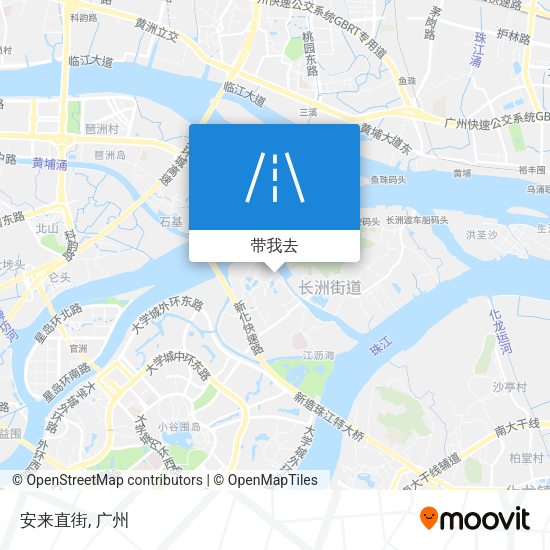 安来直街地图