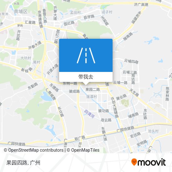 果园四路地图