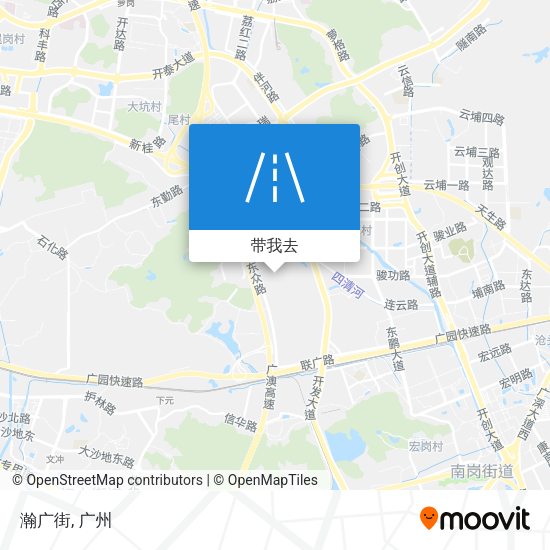 瀚广街地图