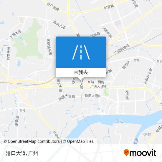 港口大道地图