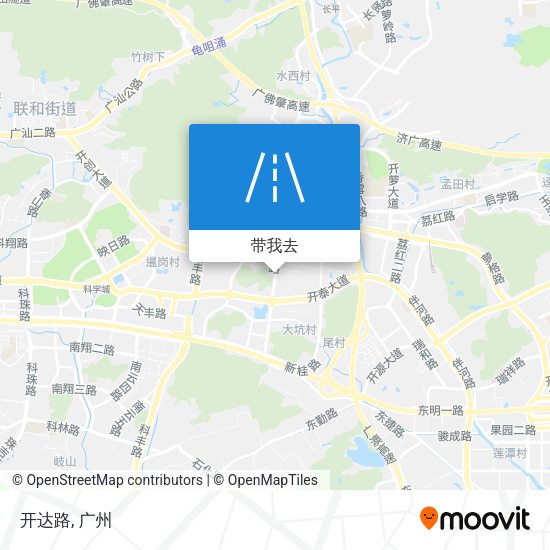 开达路地图
