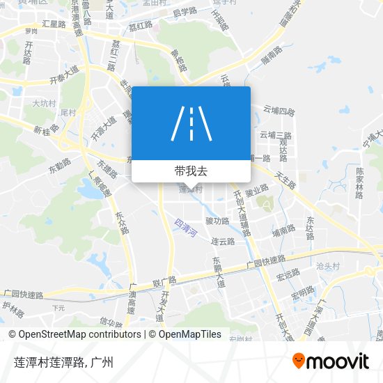 莲潭村莲潭路地图