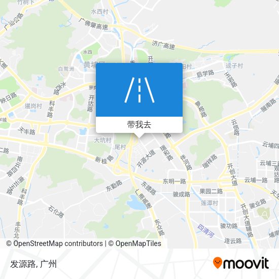 发源路地图