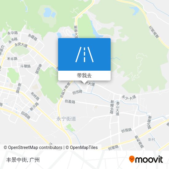 丰景中街地图