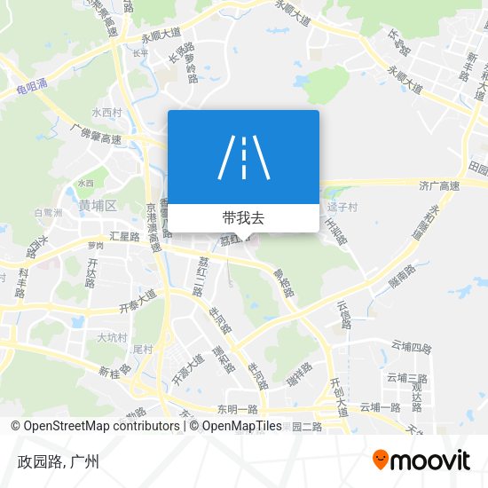 政园路地图