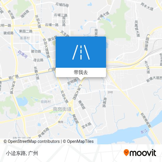 小迳东路地图