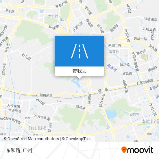 东和路地图
