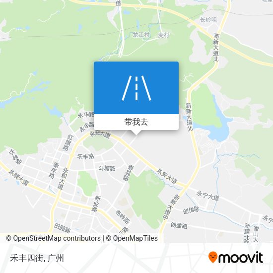 禾丰四街地图