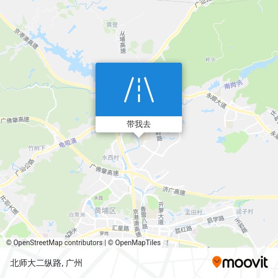北师大二纵路地图