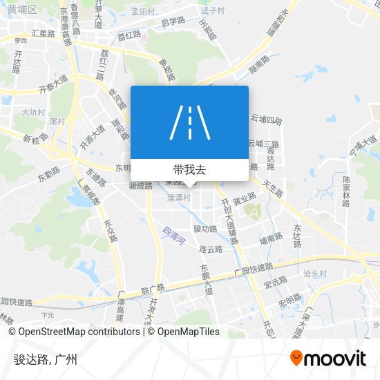 骏达路地图