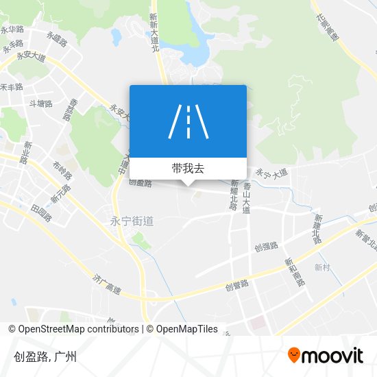 创盈路地图