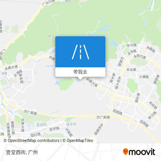贤堂西街地图