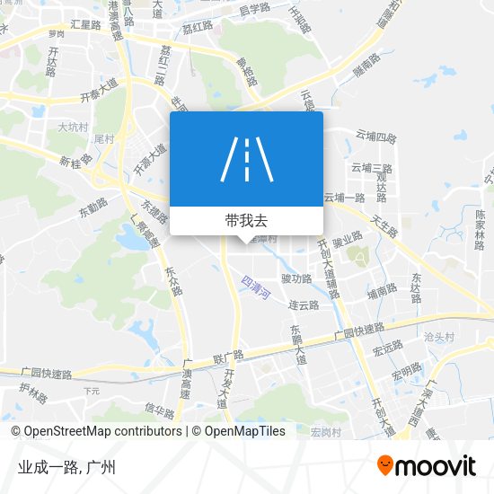 业成一路地图