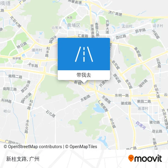 新桂支路地图