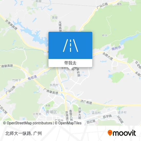 北师大一纵路地图