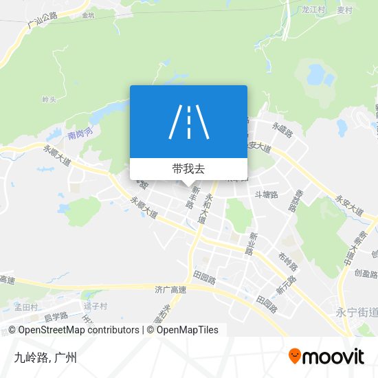 九岭路地图