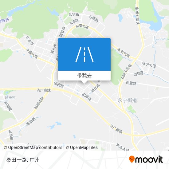 桑田一路地图