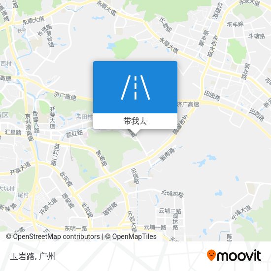 玉岩路地图