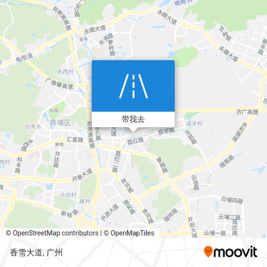 香雪大道地图
