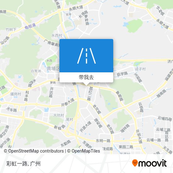 彩虹一路地图
