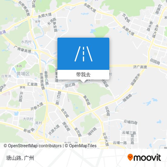 塘山路地图