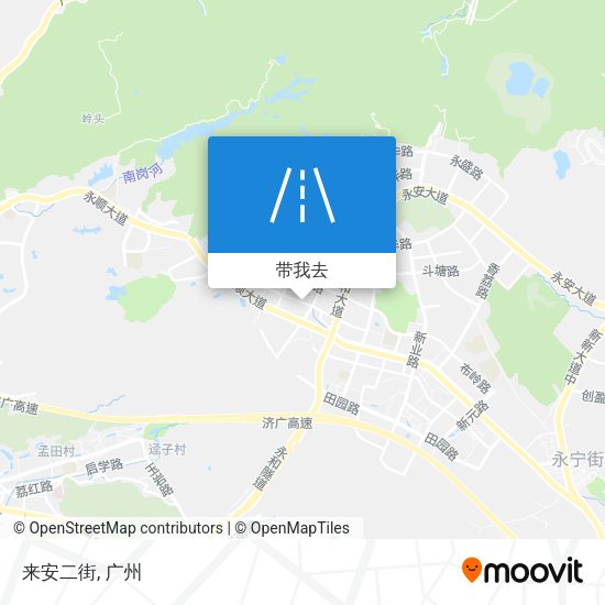 来安二街地图
