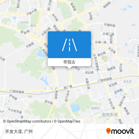 开发大道地图
