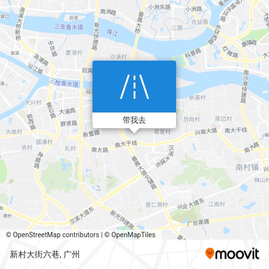 新村大街六巷地图