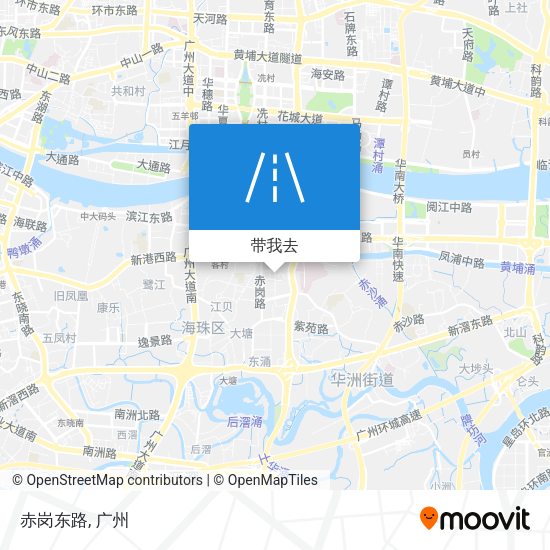 赤岗东路地图