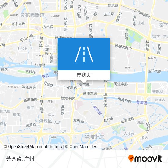 芳园路地图