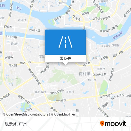 观景路地图