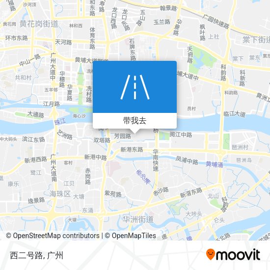 西二号路地图