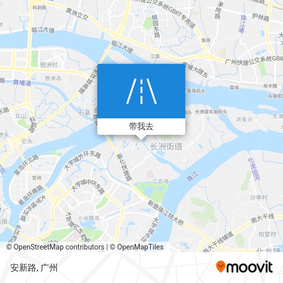安新路地图