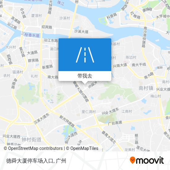 德舜大厦停车场入口地图