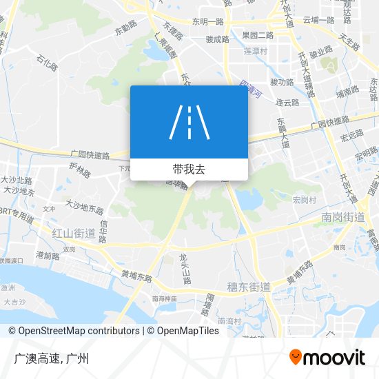 广澳高速地图