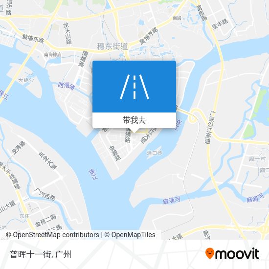 普晖十一街地图