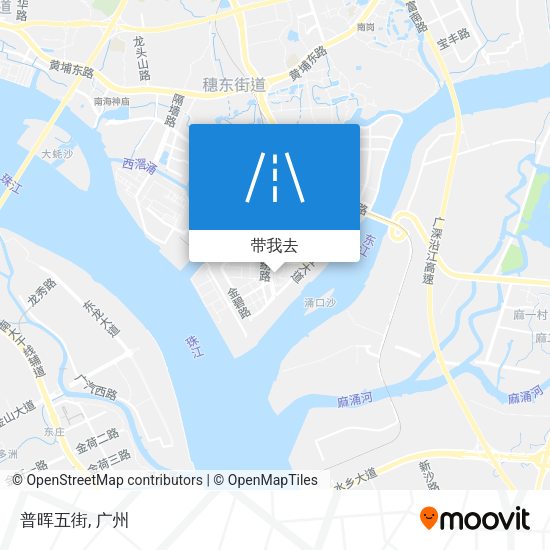 普晖五街地图