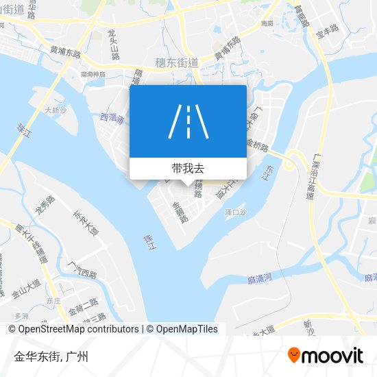 金华东街地图