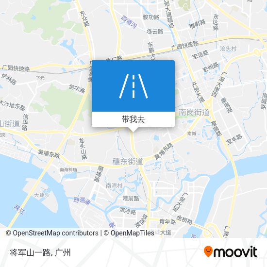 将军山一路地图
