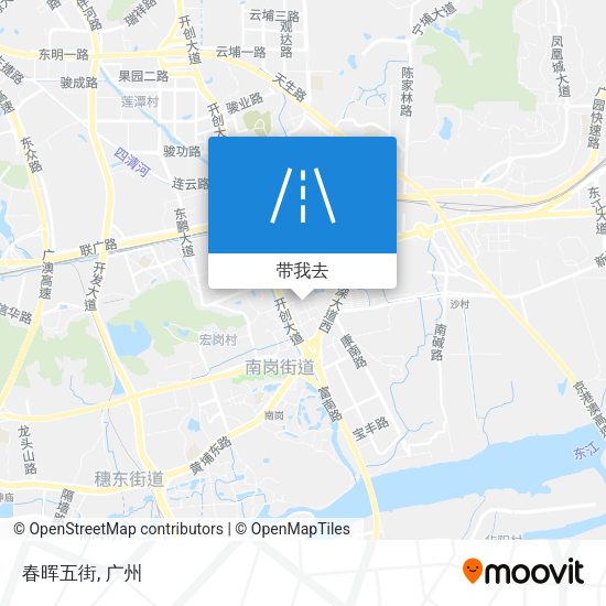 春晖五街地图