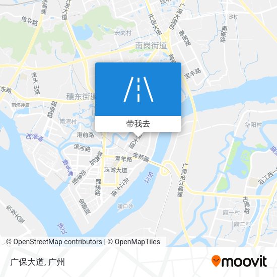 广保大道地图