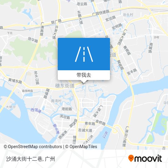 沙涌大街十二巷地图
