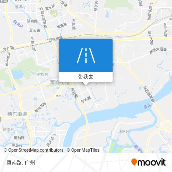 康南路地图