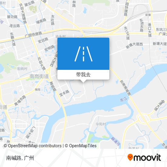 南碱路地图