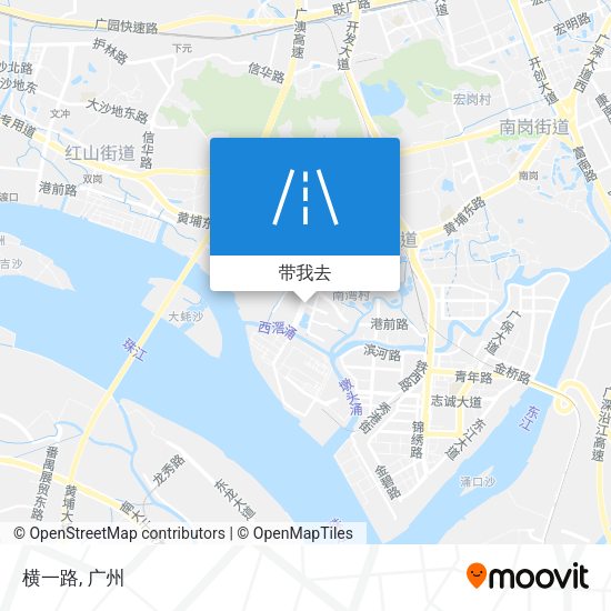横一路地图