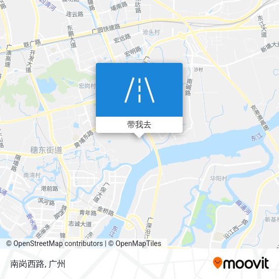 南岗西路地图